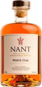 Nant White Oak Single Malt Whisky. Image courtesy Nant Distillery.