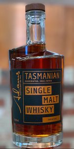 Adams Port Cask Tasmanian Single Malt. Image courtesy Adams Distillery.