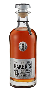 Baker's 13 Single Barrel. Image courtesy Beam Suntory.