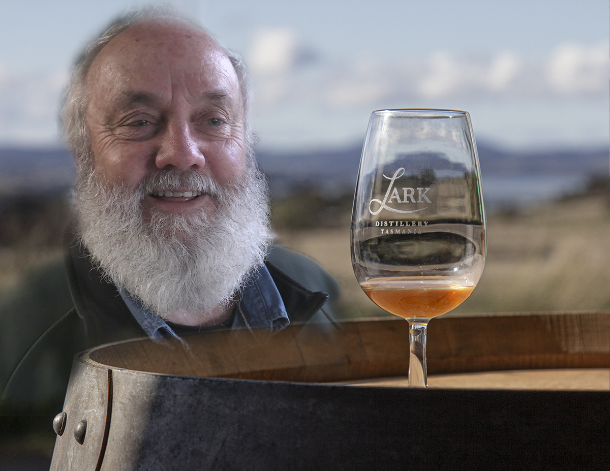 Lark Distillery founder Bill Lark. Photo ©2019, Mark Gillespie/CaskStrength Media.