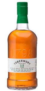 Tobermory 12 Single Malt Scotch. Image courtesy Tobermory/Distell.