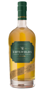 Cotswolds Peated Cask Single Malt Whisky. Image courtesy Cotswolds Distillery.