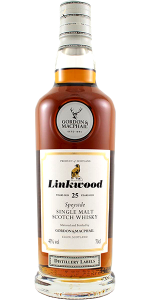 Gordon & MacPhail Distillery Labels Series Linkwood 25. Image courtesy Gordon & MacPhail.