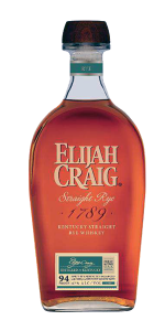 Elijah Craig Straight Rye. Image courtesy Heaven Hill Distillery.