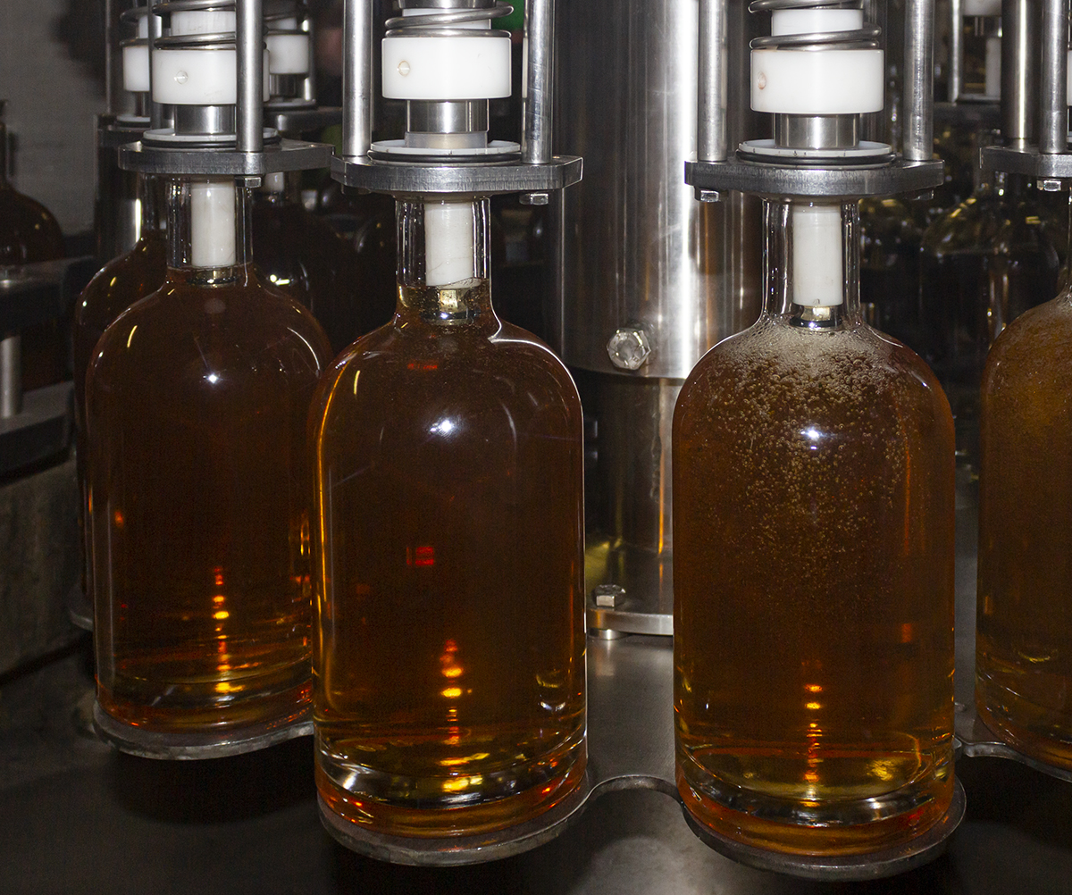 Bottles on the bottling line at Bruichladdich Distillery in Scotland. File photo ©2020, Mark Gillespie/CaskStrength Media.