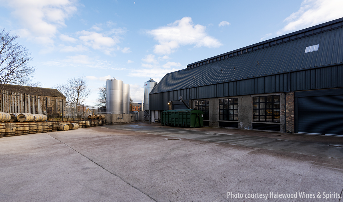 The exterior of the new Bonnington Distillery in Edinburgh, Scotland. Photo courtesy Halewood Wines & Spirits.