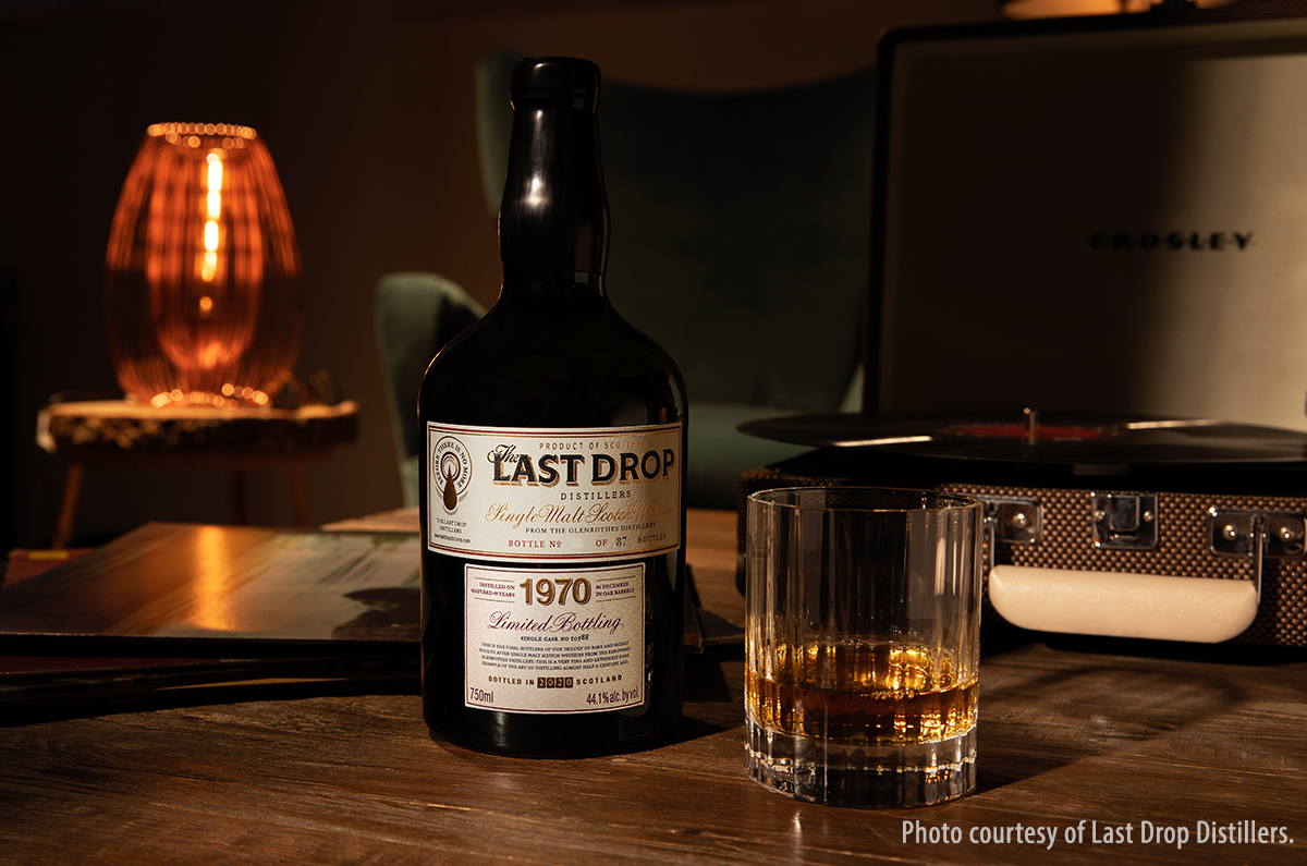 The Last Drop 1970 Glenrothes. Image courtesy Last Drop Distillers.