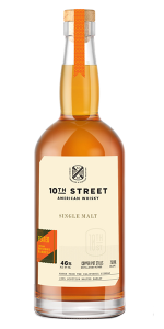 10th Street Distillery Peated Single Malt. Image courtesy 10th Street Distillery.