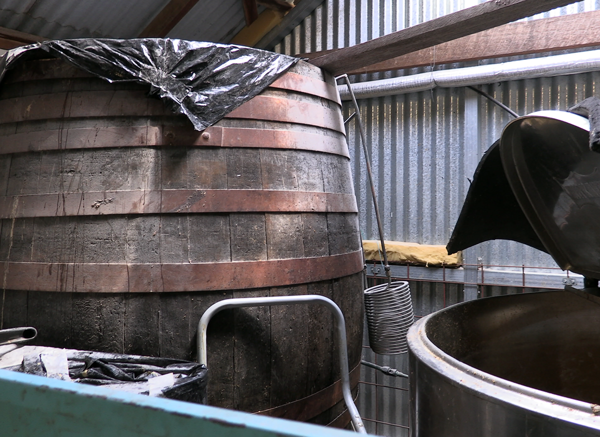 Belgrove Distillery fermenter