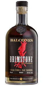 Balcones Brimstone Whiskey. Image courtesy Balcones Distilling.