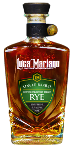 Luca Mariano Single Barrel Rye. Image courtesy Luca Mariano Distillery.