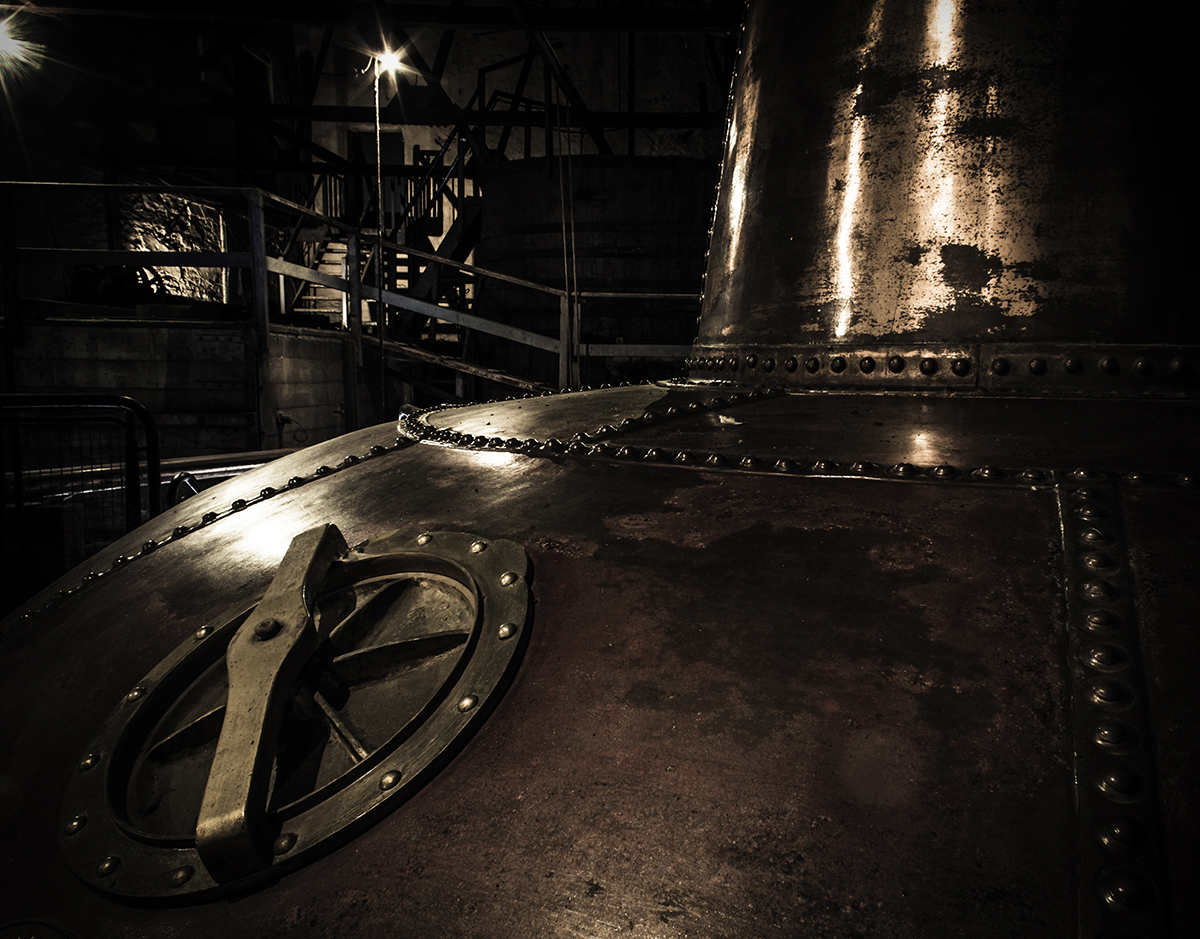 One of the vintage pot stills at Ireland's Old Midleton Distillery. Photo ©2021, Mark Gillespie/CaskStrength Media.