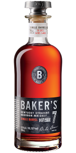 Baker's Single Barrel Bourbon. Image courtesy Beam Suntory.