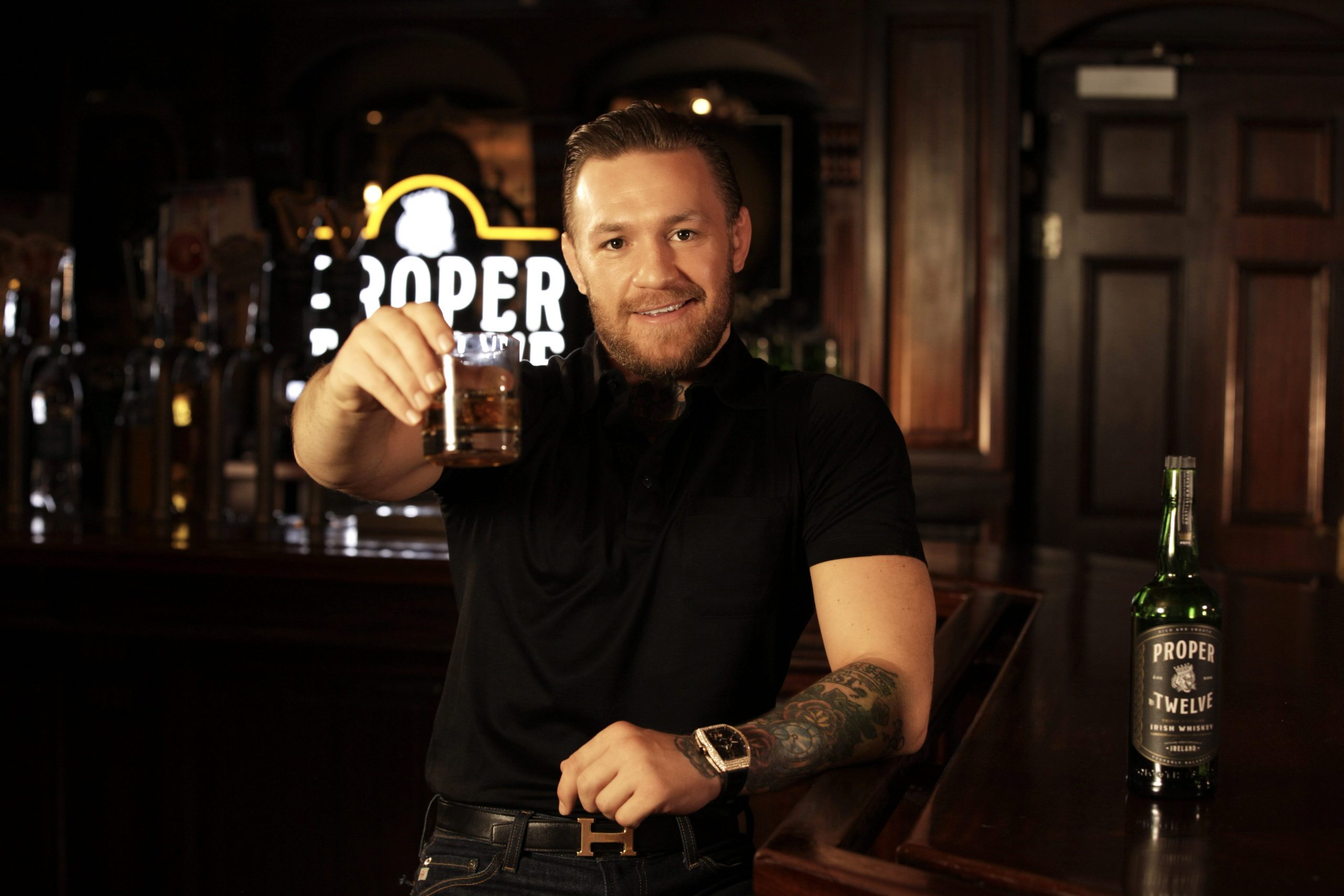 Proper No. Twelve founder Conor McGregor. Image courtesy Eire Born Spirits/Proximo Spirits.