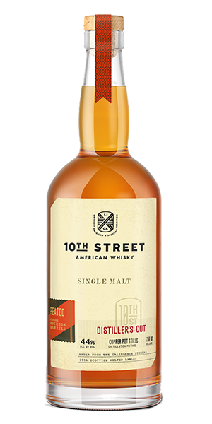 10th Street Distillery Distiller's Cut Single Malt Whisky. Image courtesy 10th Street Distillery.