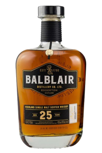 Balblair 25 Years Old Single Malt Scotch Whisky. Image courtesy Balblair. 