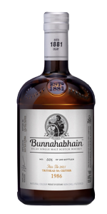 Bunnahabhain Trithead s'a Ceithur Islay single malt. Image courtesy Bunnahabhain. 