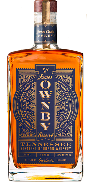 James Ownby Reserve Tennessee Straight Bourbon. Image courtesy Ole Smoky Distillery.