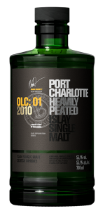 Port Charlotte OLC:01 2010 Islay Single Malt. Image courtesy Bruichladdich.