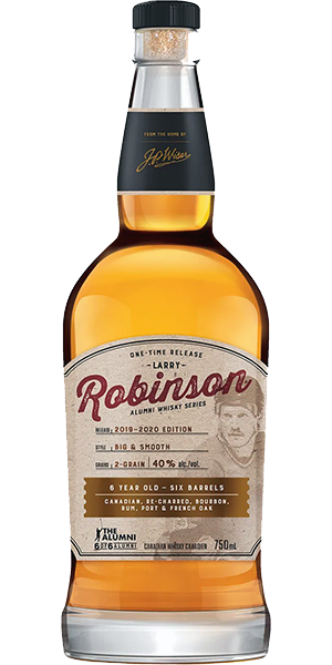 J.P. Wiser's NHL Alumni Series: Larry Robinson Edition. Image courtesy J.P. Wiser's/Corby Spirit & Wine.