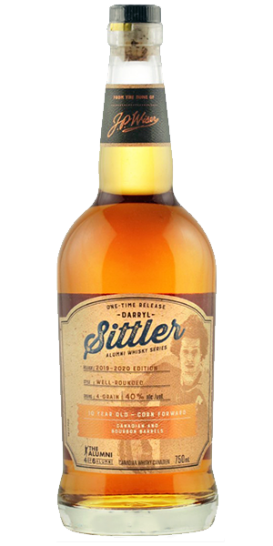 J.P. Wiser's NHL Alumni Series Darryl Sittler Edition. Image courtesy J.P. Wiser's/Corby Spirit & Wine.