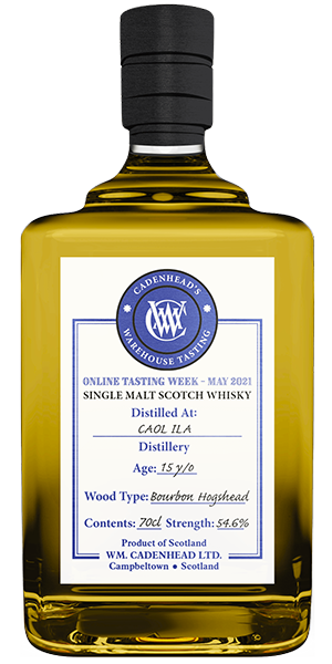 Cadenhead's Caol Ila 15 Bourbon Cask. Image courtesy William Cadenhead Limited.