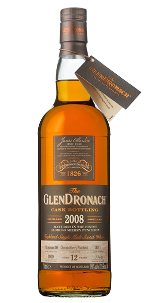 GlenDronach 2008 Single Cask #3107. Image courtesy GlenDronach/Brown-Forman.