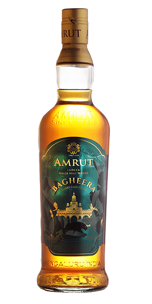 Amrut Bagheera Indian Single Malt Whisky. Image courtesy Amrut/Glass Revolution Imports.