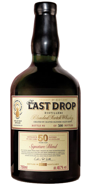 The Last Drop Colin J.P. Scott Signature Blend. Image courtesy The Last Drop Distillers.