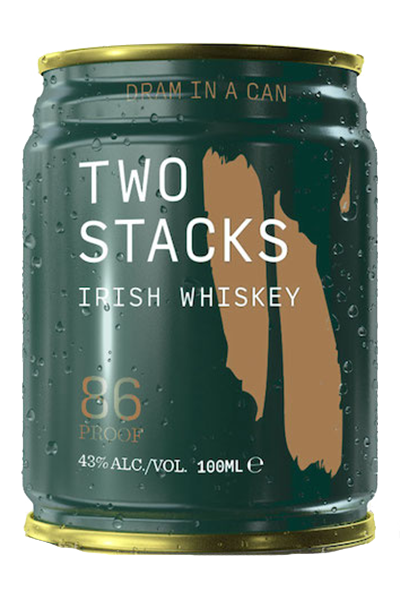 Two Stacks Irish Whiskey. Image courtesy Two Stacks/Ireland Craft Beverages.