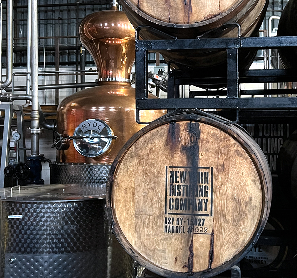 The New York Distilling Company in Brooklyn, New York. Photo ©2021, Mark Gillespie/CaskStrength Media.