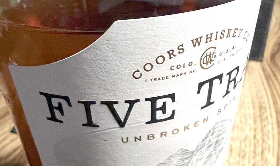 Five Trail Blended American Whiskey. Photo ©2022, Mark Gillespie/CaskStrength Media.