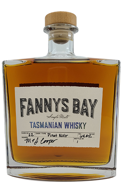 Fannys Bay Pinot Noir Cask #22. Image courtesy Fannys Bay/Discovery Bottles.com.