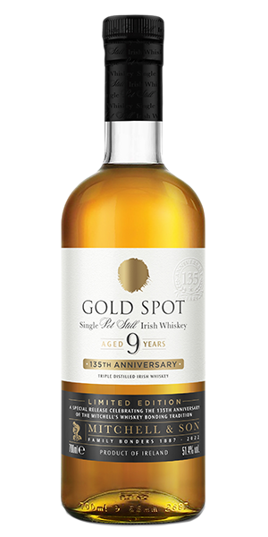 Gold Spot Single Pot Still Irish Whiskey. Image courtesy Irish Distillers.