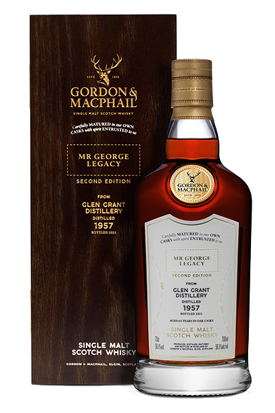 Gordon & MacPhail Mr George Legacy 1957 Glen Grant. Image courtesy Gordon & MacPhail.