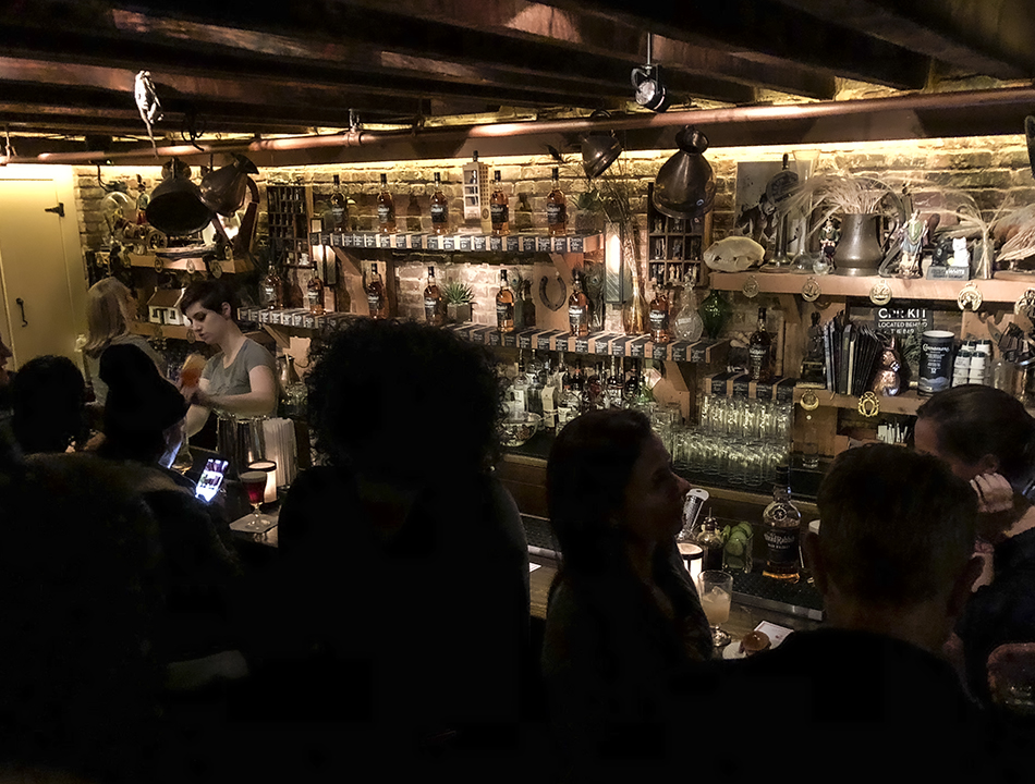 The upstairs bar at The Dead Rabbit in New York City. File photo ©2023, Mark Gillespie/CaskStrength Media.