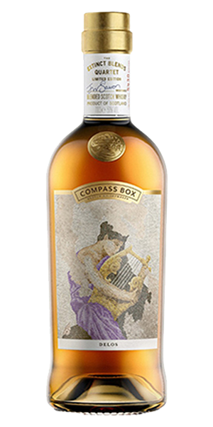 Compass Box Delos. Image courtesy Compass Box Whisky.