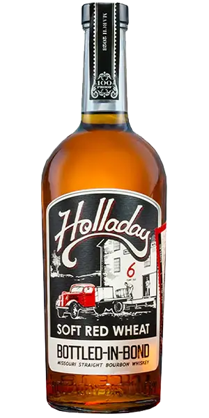 Holladay Soft Red Wheat Bourbon. Image courtesy Holladay Distillery.