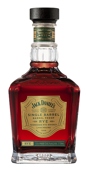 Jack Daniel's Single Barrel Barrel Proof Rye. Image courtesy Brown-Forman.