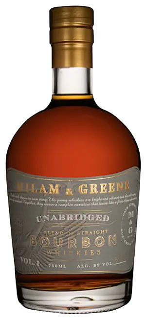 Milam & Greene Unabridged Vol. 1 Bourbon. Image courtesy Milam & Greene.