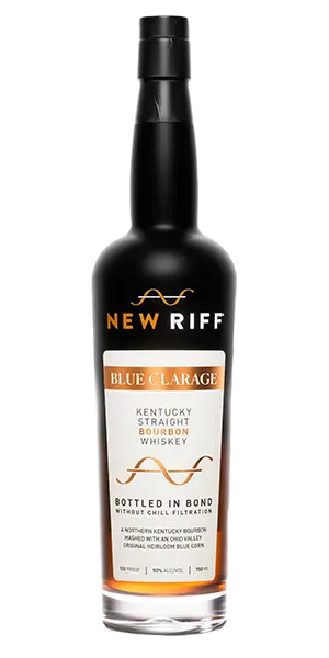 New Riff Blue Clarage Bourbon. Image courtesy New Riff Distilling.