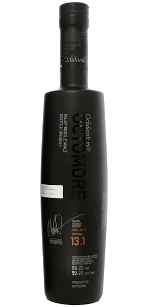 Octomore 13.1 Islay Single Malt Scotch Whisky. Image courtesy Bruichladdich.