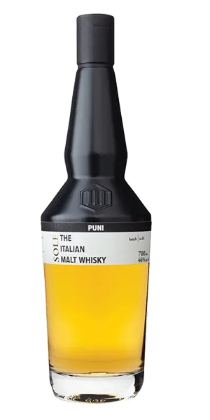 Puni Sole Italian Malt Whisky. Image courtesy Puni Distillery.