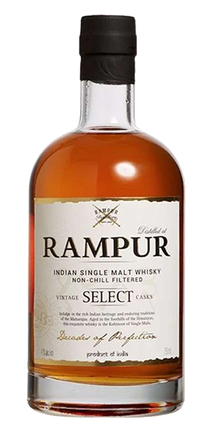 Rampur Select Indian Single Malt. Image courtesy Radico Khaitan.